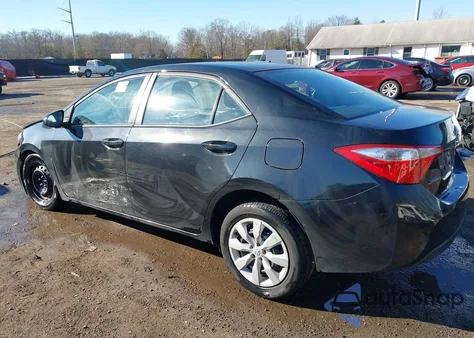 2015 Toyota Corolla Le z USA, uszkodzony, nr VIN 2T1BURHE2FC244426